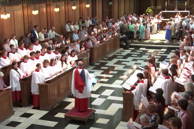 Salutation Performed In Stephen Laytons Final Trinity College Cambridge Service — Ēriks Ešenvalds 